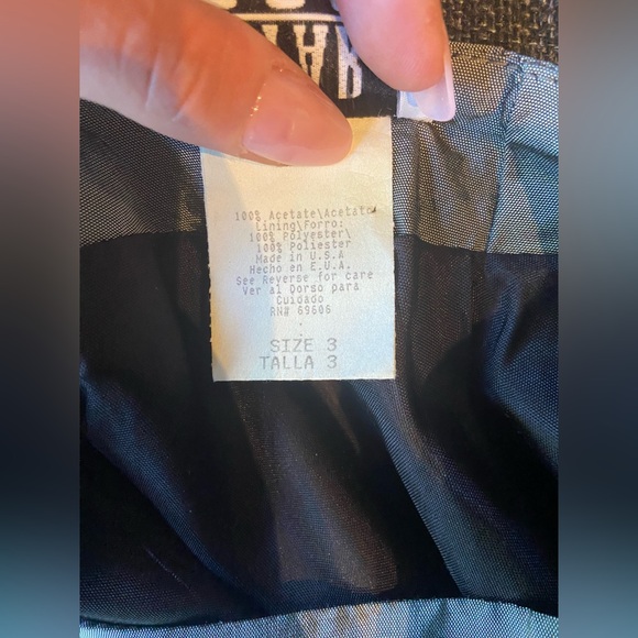 Vintage Star City Floor Length Silver Grey/Gray Maxi Skirt - Picture 5 of 7